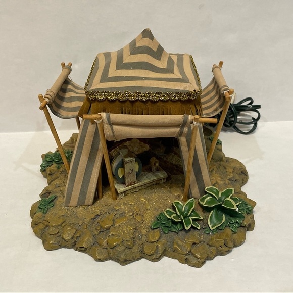 Fontanini Other - VTG 1997 Fontanini Nativity Village King’s Tent #50153 Italy w/Box Tested/Works